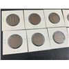 Image 5 : LOT OF 10 1917 CANADIAN LARGE CENT PENNIES