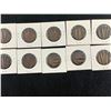 Image 4 : LOT OF 10 1918 CANADIAN LARGE CENT PENNIES