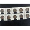 Image 1 : LOT OF 10 1919 CANADIAN LARGE CENT PENNIES