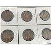 Image 5 : LOT OF 10 1919 CANADIAN LARGE CENT PENNIES