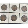 Image 6 : LOT OF 10 1919 CANADIAN LARGE CENT PENNIES