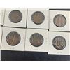Image 6 : LOT OF 10 1920 CANADIAN LARGE CENT PENNIES