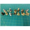 Image 1 : LOT OF 14 WADE RED ROSE TEA FIGURINES