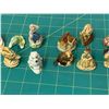 Image 3 : LOT OF 14 WADE RED ROSE TEA FIGURINES