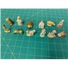Image 1 : LOT OF 12 WADE RED ROSE TEA FIGURINES