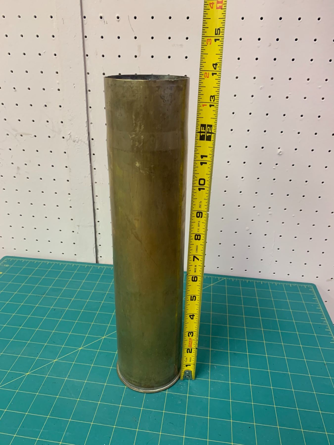 LARGE BRASS SHELL CASING