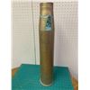 Image 5 : LARGE PAINTED BRASS SHELL CASING
