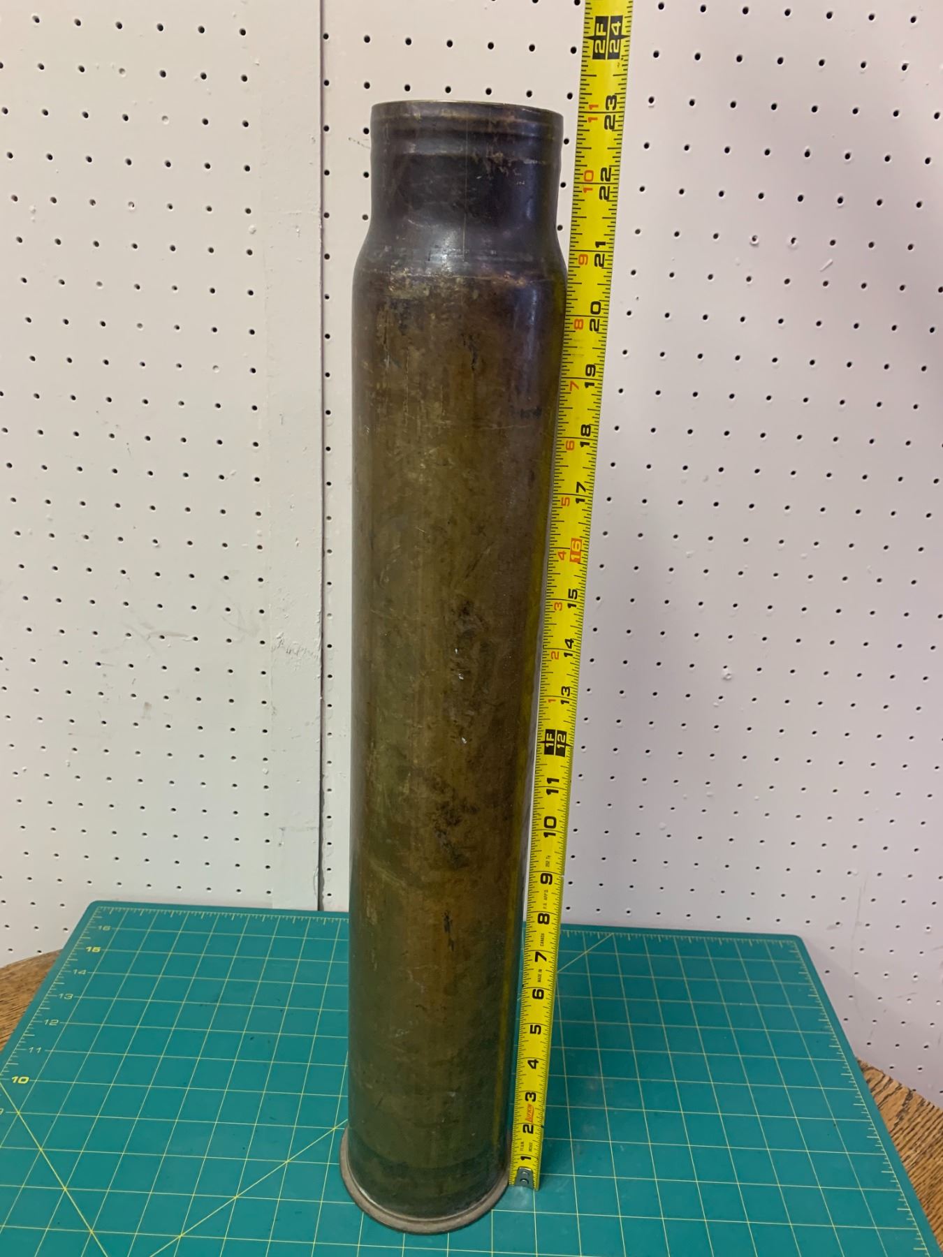 LARGE BRASS SHELL CASING