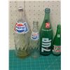 Image 3 : LOT OF PEPSI 7-UP BOTTLES