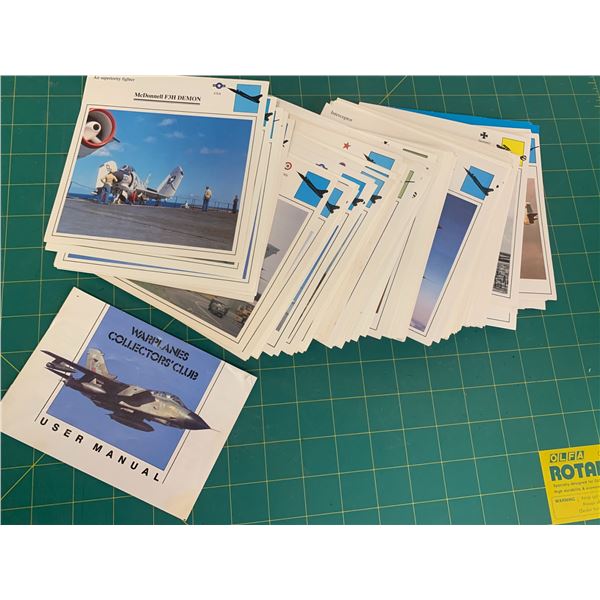 PLANE COLLECTORS CARDS