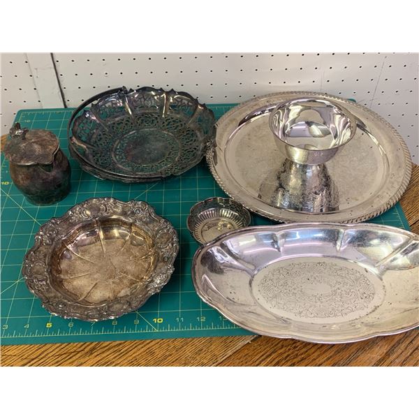 MISC LOT PLATED PIECES ETC