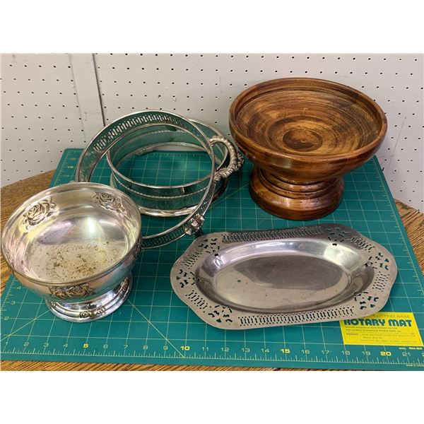 MISC LOT PLATED PIECES ETC