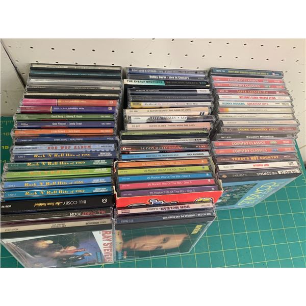 LOT OF 56 CDS ELVIS ALABAMA COUNTRY