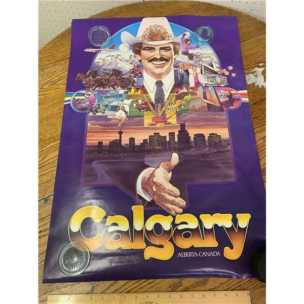 VINTAGE POSTERS AND CUPS CALGARY STAMPEDE