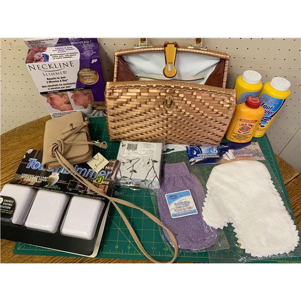 PURSE BAG AND MISC NEW PRODUCT LOT
