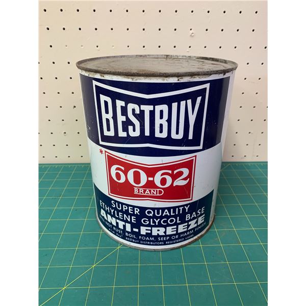ONE GALLON BESTBUY 60-62 ANTI-FREEZE CAN