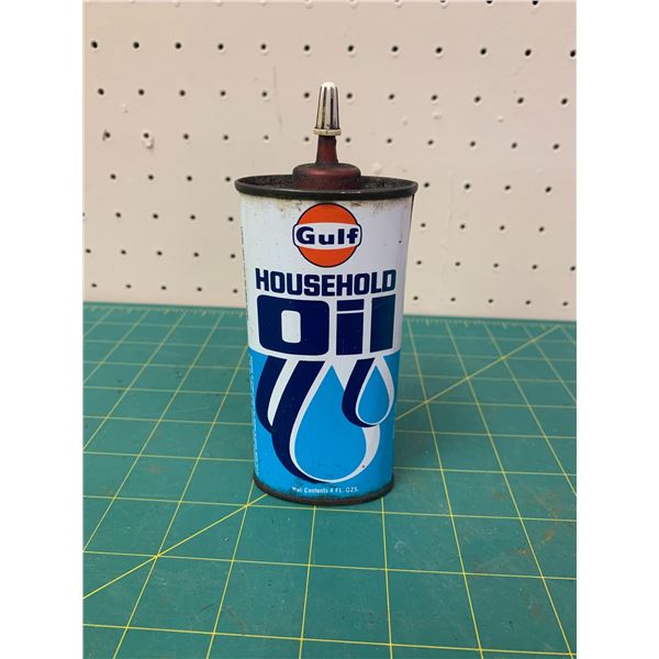 GULF OIL HANDY OILER OIL CAN