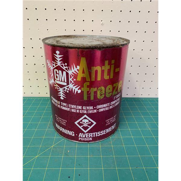 GM ONE GALLON ANTI-FREEZE CAN
