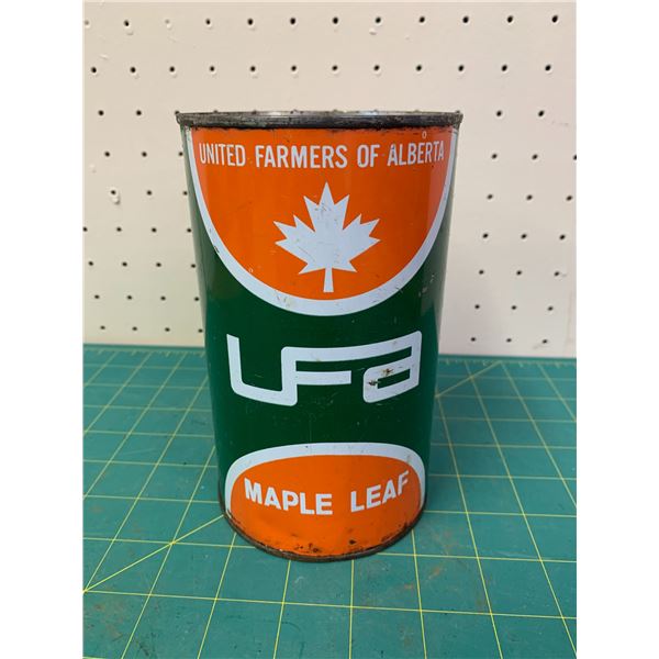 UFA ONE QUART OIL CAN