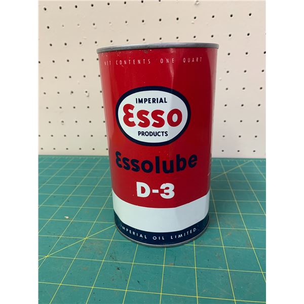 ESSO D3 ONE QUART OIL CAN