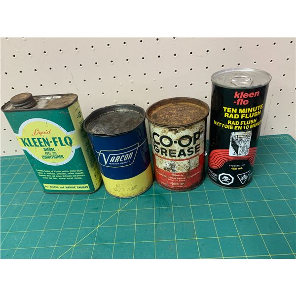 LOT OF OIL RELATED CANS