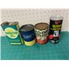 Image 1 : LOT OF OIL RELATED CANS