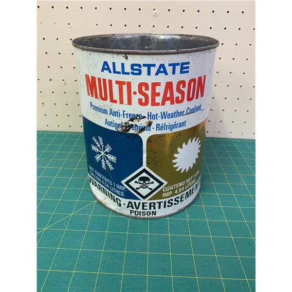 ALLSTATE ONE GALLON ANTI-FREEZE CAN