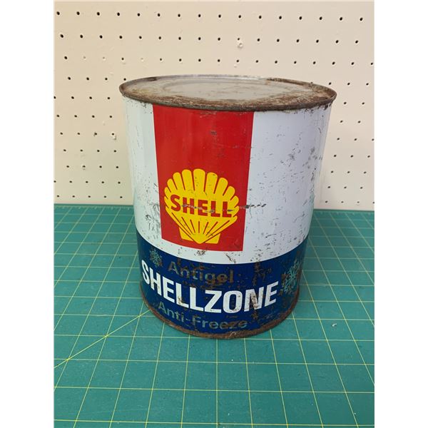 SHELL ONE GALLON ANTI-FREEZE CAN