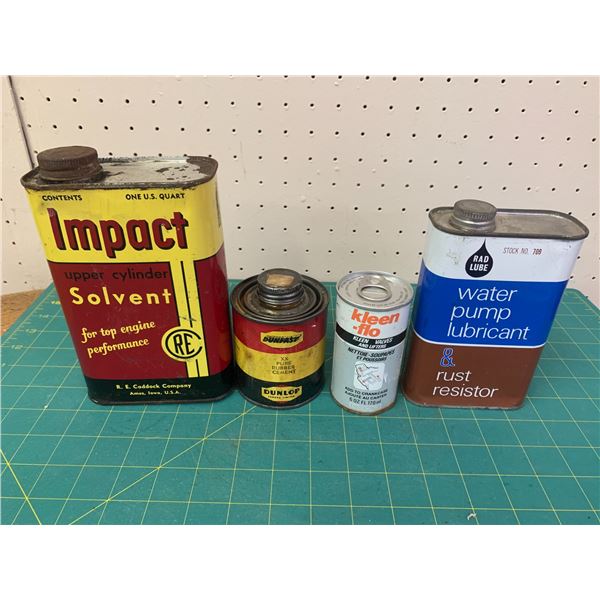 LOT OF OIL RELATED CANS