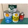 Image 1 : LOT OF OIL RELATED CANS