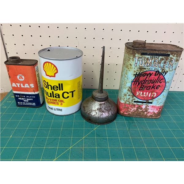 LOT OF OIL RELATED CANS