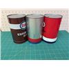 Image 2 : LOT OF 3 DIFFERENT ESSO D3 OIL CANS ONE QUARTS