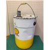 Image 2 : SHELL 5 GALLON OIL PAIL
