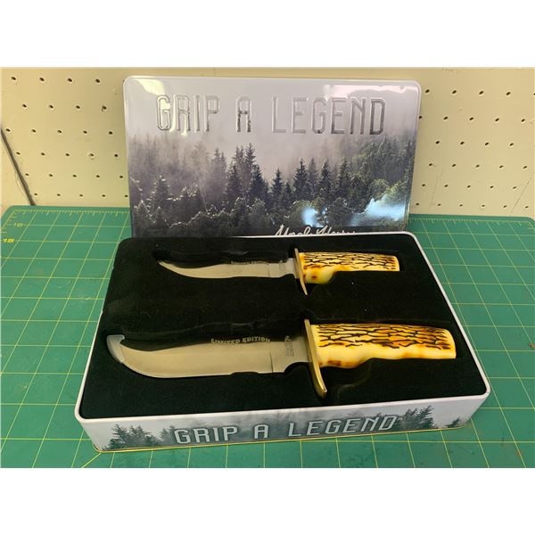 UNCLE HENRY COLLECTIBLE KNIVES AND TIN