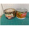 Image 1 : LOT OF VINTAGE KEY WIND NUT TINS BEAVER JOHNSONS