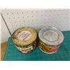 Image 2 : LOT OF VINTAGE KEY WIND NUT TINS BEAVER JOHNSONS