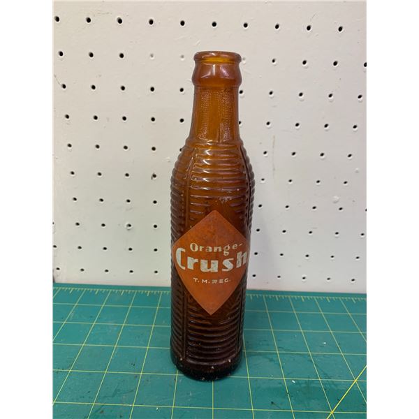 ANTIQUE ORANGE CRUSH BOTTLE