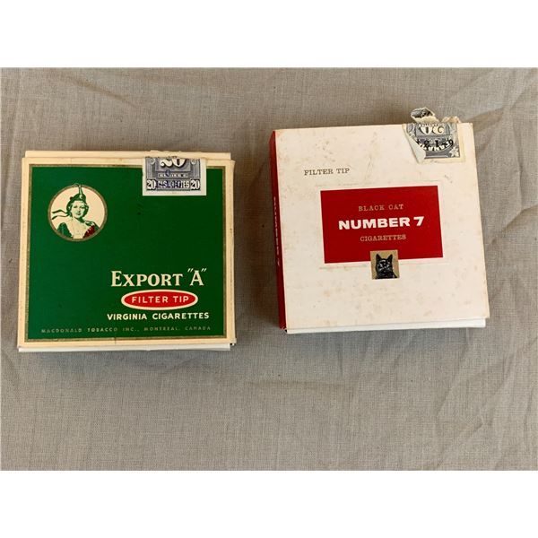 VINTAGE CIGARETTE PACKS