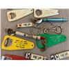 Image 3 : LOT OF SMALL TOWN SASK ADVERTISING BOTTLE OPENERS ETC