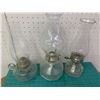 Image 1 : LOT OF OIL LAMPS