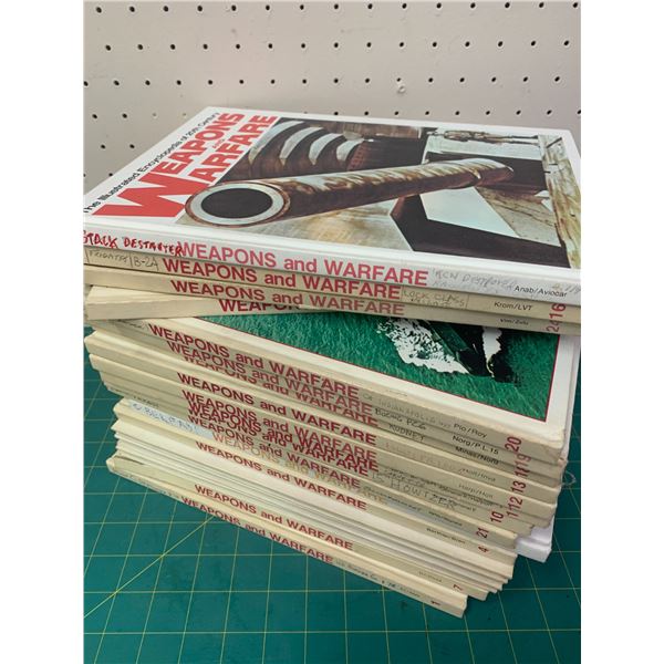 ILLUSTRATED ENCYCLOPEDIA OF WEAPONS AND WARFARE BOOKS