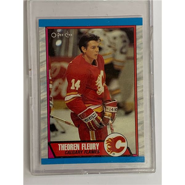 1989-90 OPEECHEE ROOKIE CARD THEOREN FLEURY