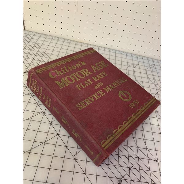 1951 CHILTONS MOTOR AGE SERVICE MANUAL