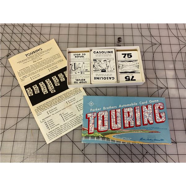 1958 VINTAGE PARKER BROTHERS TOURING CAR CARD GAME