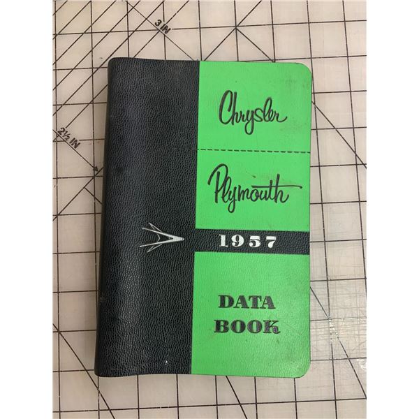 1957 CHRYSLER PLYMOUTH DATA BOOK