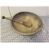 Image 1 : LARGE ANTIQUE WOODEN BOWL