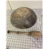 Image 4 : LARGE ANTIQUE WOODEN BOWL