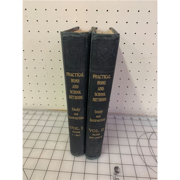 1922 BOOK SET PRACTICAL HOME AND SCHOOL METHODS