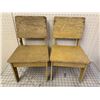 Image 1 : PAIR OF CHILDRENS CHAIRS