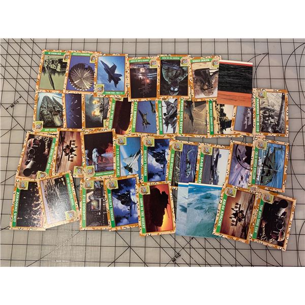 LOT OF DESERT STORM CARDS